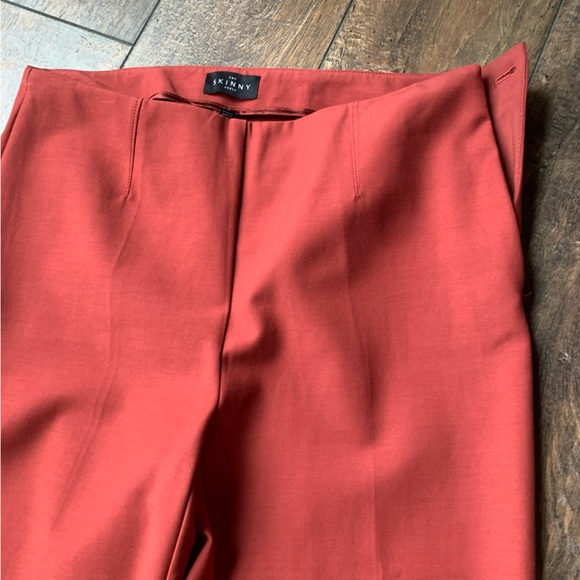 WHBM skinny crop pants. Rusty Red in color. Excellent condition. - Picture 3 of 4